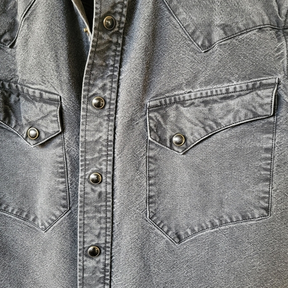 Taylor Stitch Gray Denim Shirt - Picture 8 of 9
